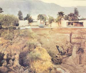 Floods are less delicate, making ordinary life oddly collapsible. California, 1979.
